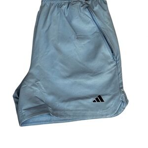 Adidas Men's Light Blue Athletic Shorts